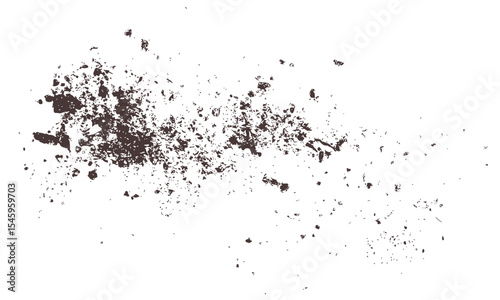 ink splat background, Dirt, soil isolated on white background