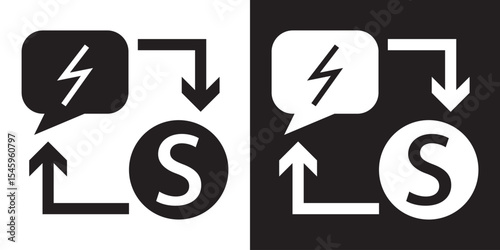 Energy Efficiency Icons.  Vector illustration. EPS 10/AI