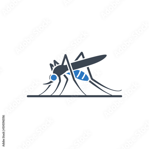 Mosquito on Ground Icon
