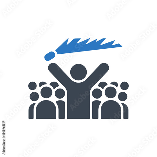 Triumphant Celebration Icon