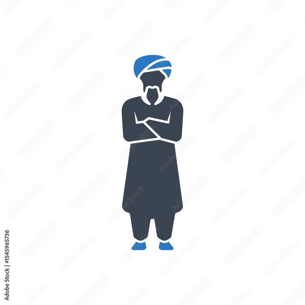Person with Traditional Attire icon Person with Traditional Attire icon