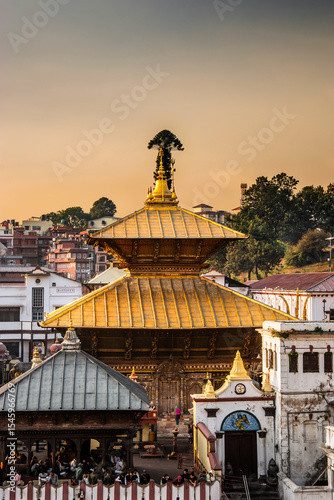 Pashupatinath, a Hindu temple, dedicated to Lord Shiva, in Kathmandu, Nepal.