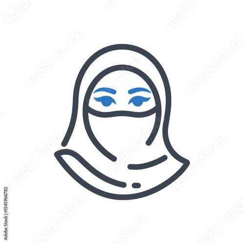 Woman in Hijab Icon
