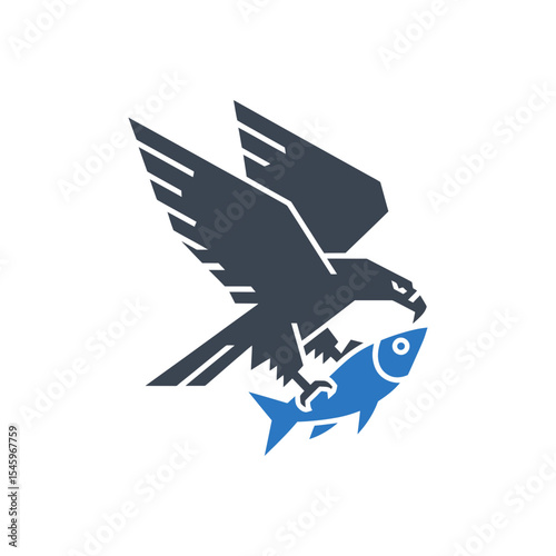 Eagle Catching Fish icon