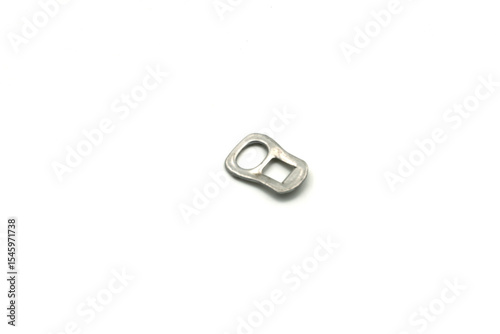 Fototapeta Naklejka Na Ścianę i Meble -  Ring pull can opener isolated on white background