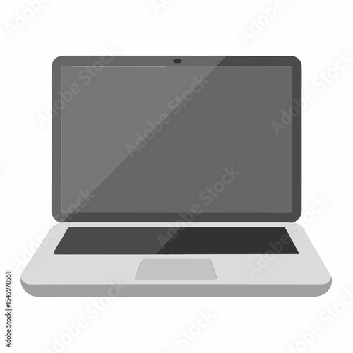 laptop  with blank screen