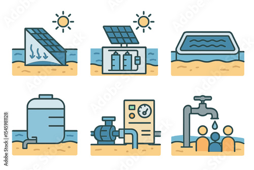 Innovative renewable energy solutions transforming water management in coastal areas during sunny weather