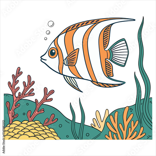 Sea food artwork. Canned fish artwork. Sardines fish artwork for t shirt print, poster, sticker  fish vector