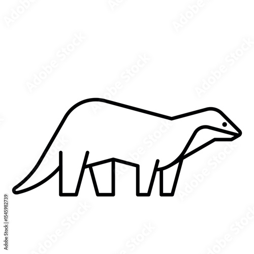 Otter Logo. Icon design. Template elements
