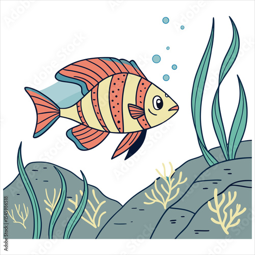 Sea food artwork. Canned fish artwork. Sardines fish artwork for t shirt print, poster, sticker  fish vector