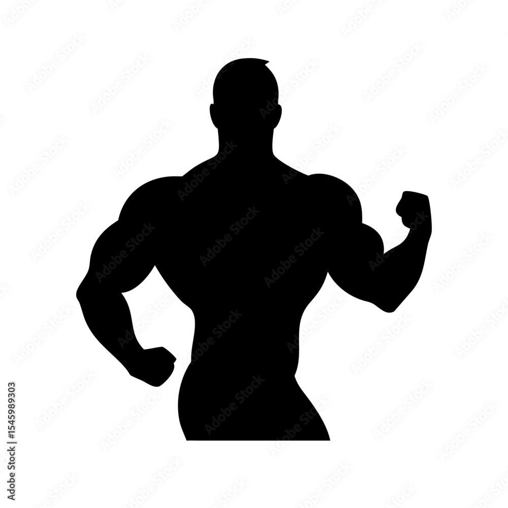 Fototapeta premium Bodybuilder: The Art of Strength and Dedication