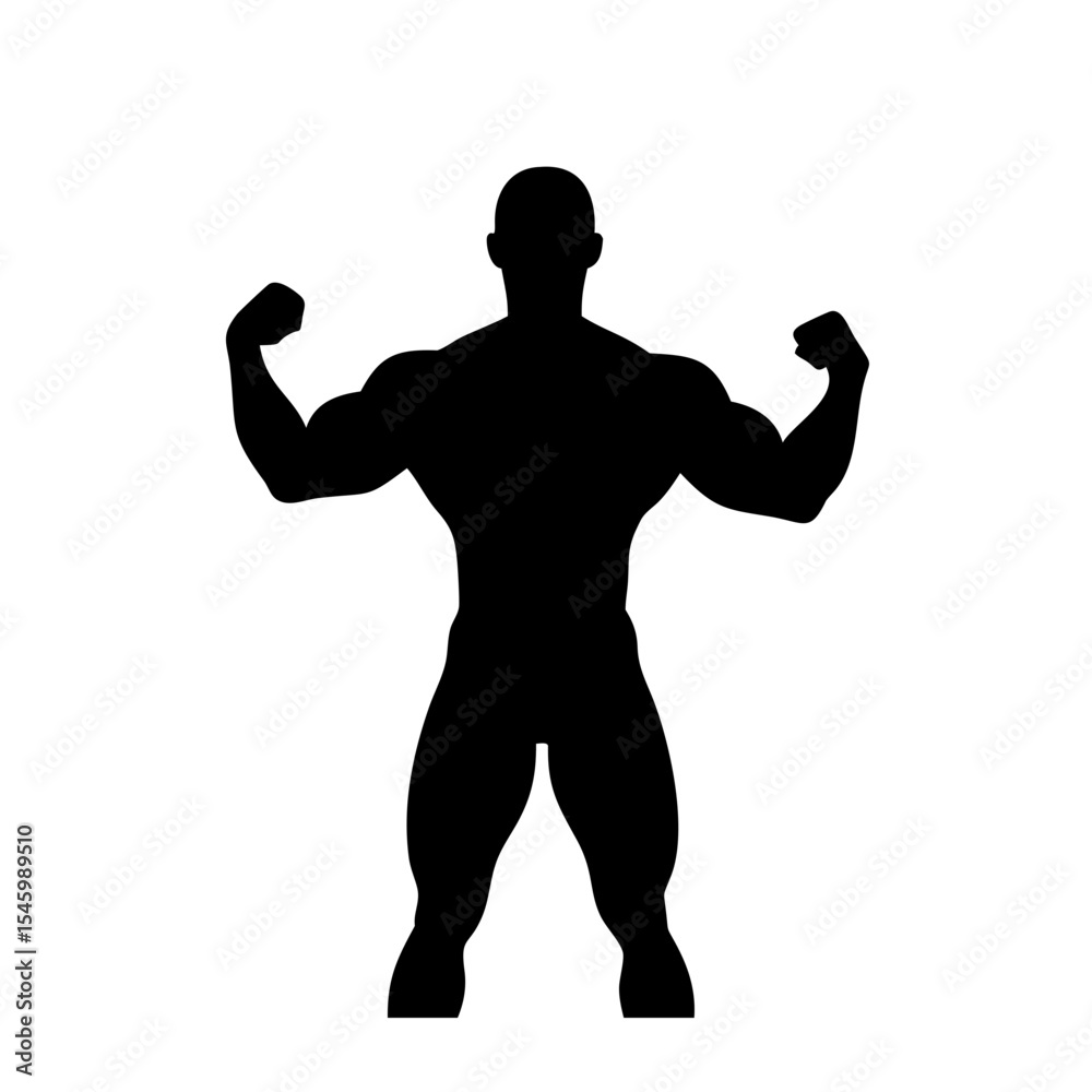 Fototapeta premium Bodybuilder: The Art of Strength and Dedication