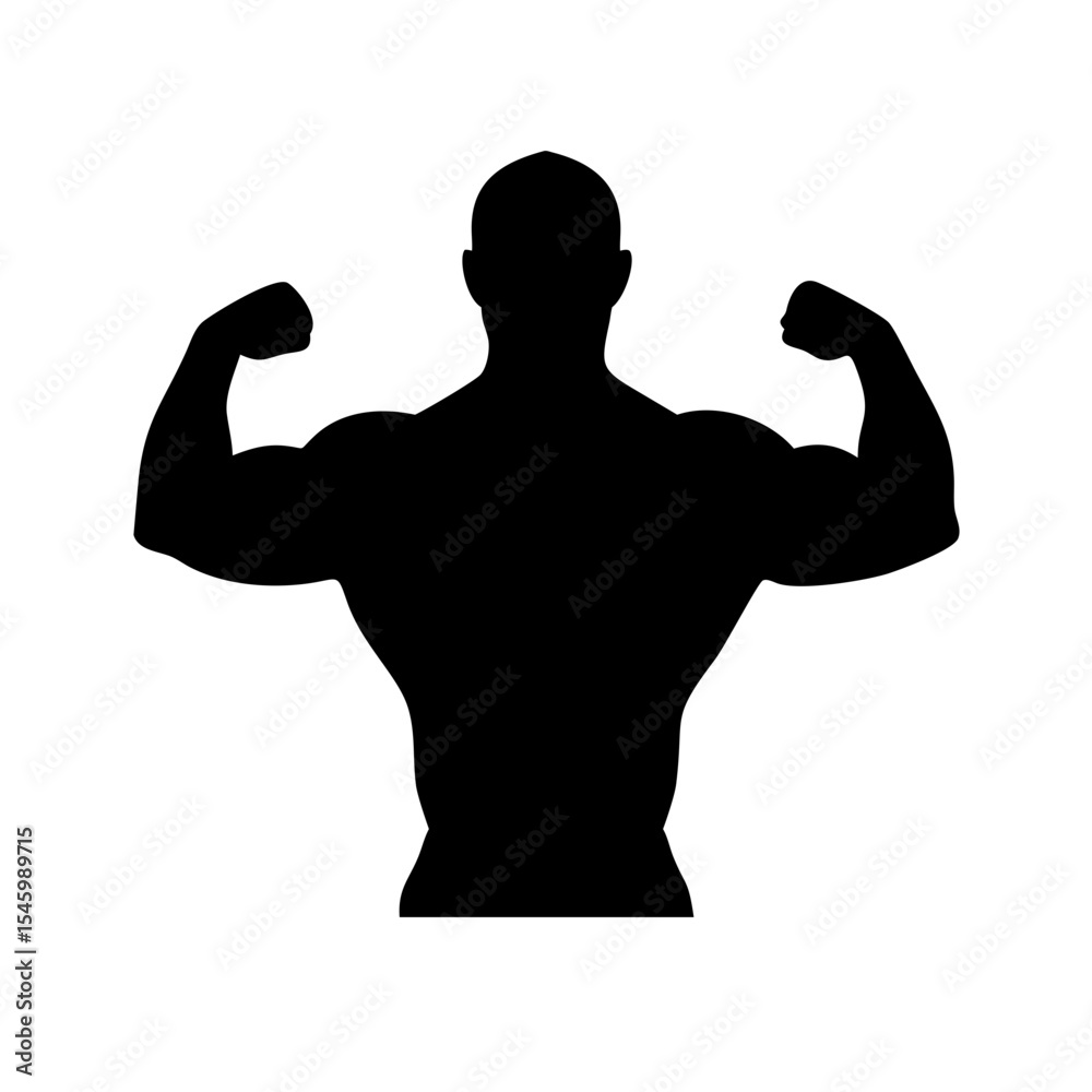 Fototapeta premium Bodybuilder: The Art of Strength and Dedication