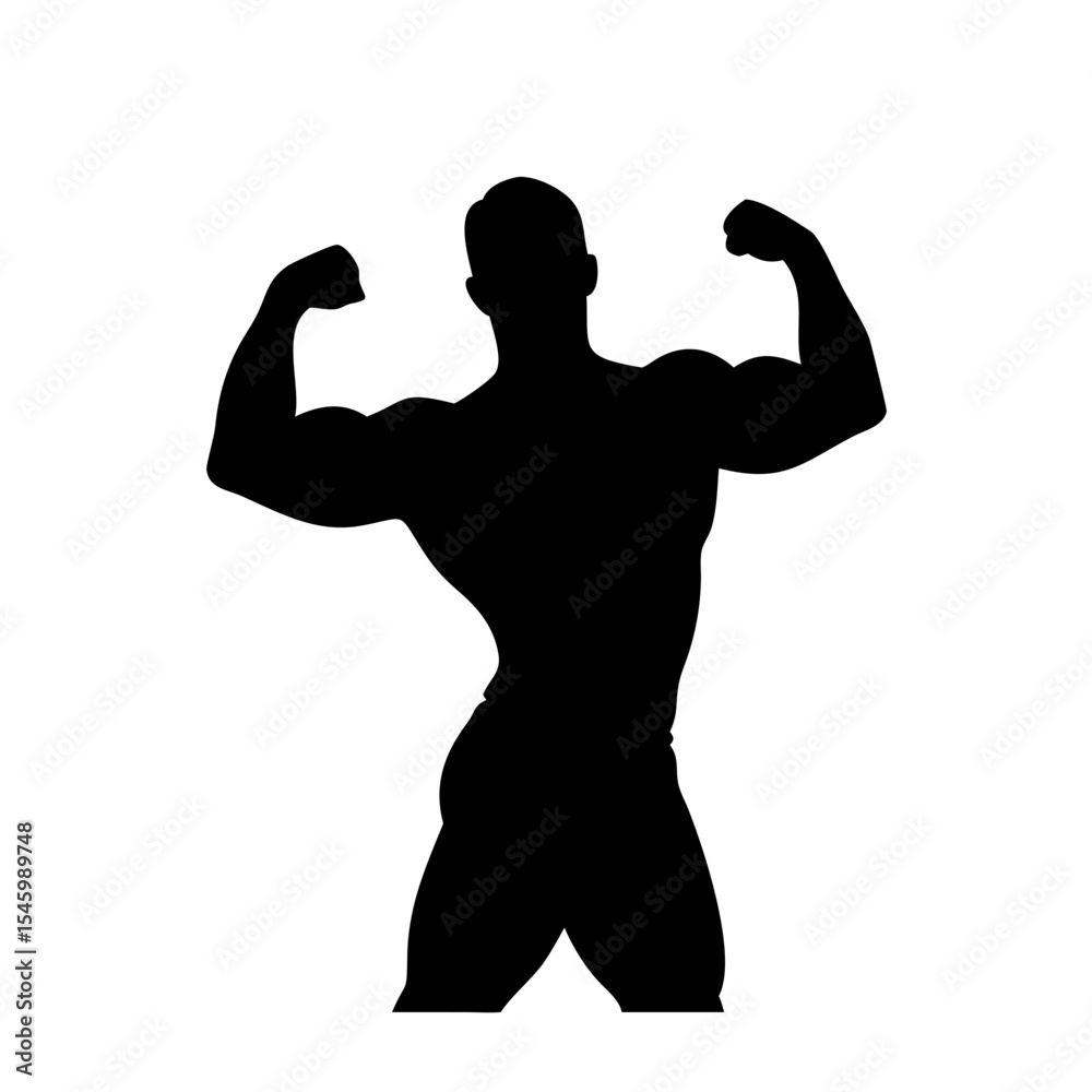 Fototapeta premium Bodybuilder: The Art of Strength and Dedication