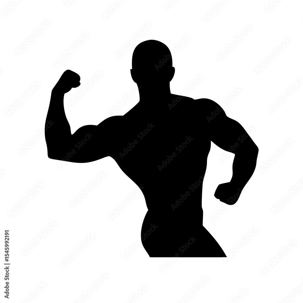 Fototapeta premium Bodybuilder: The Art of Strength and Dedication