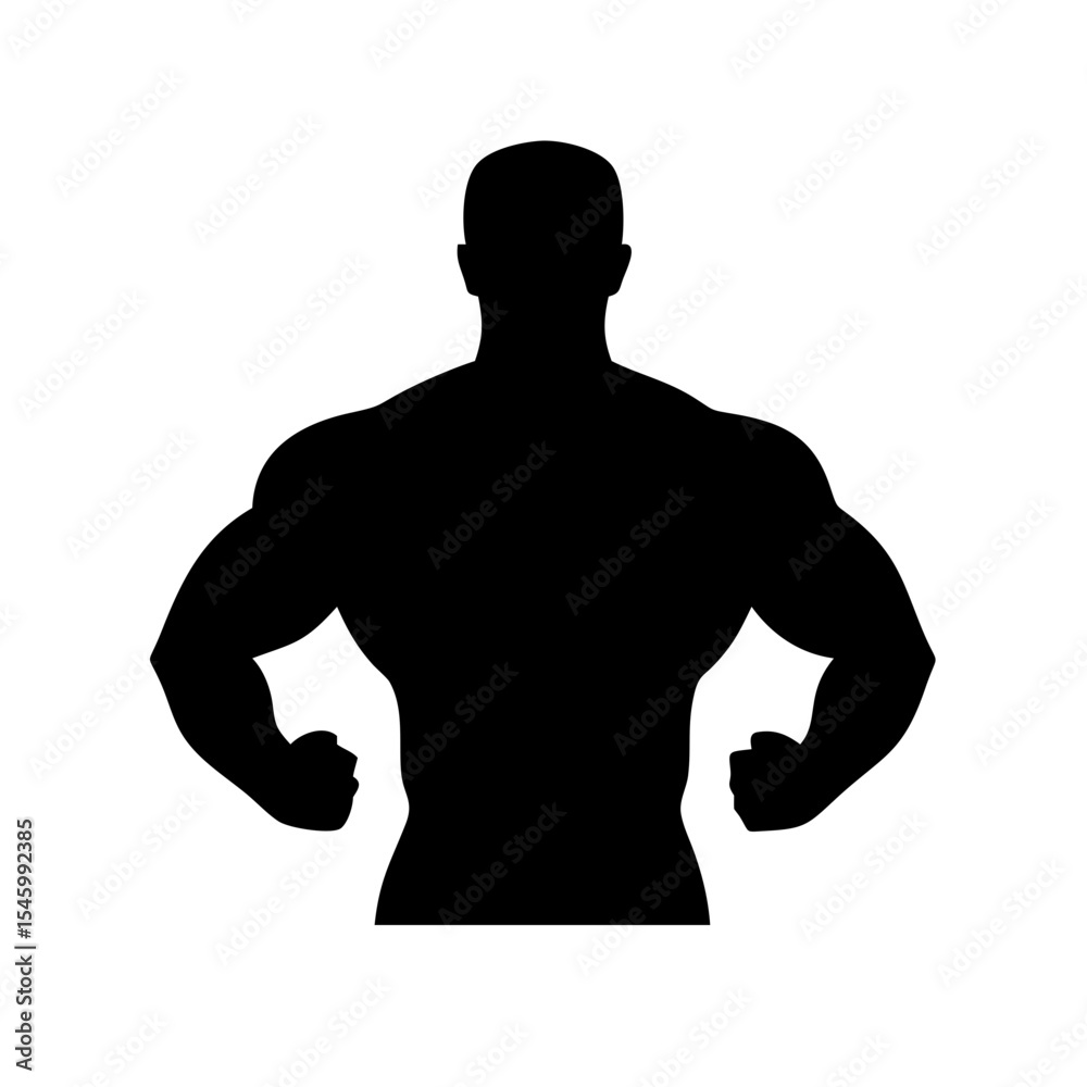 Fototapeta premium Bodybuilder: The Art of Strength and Dedication