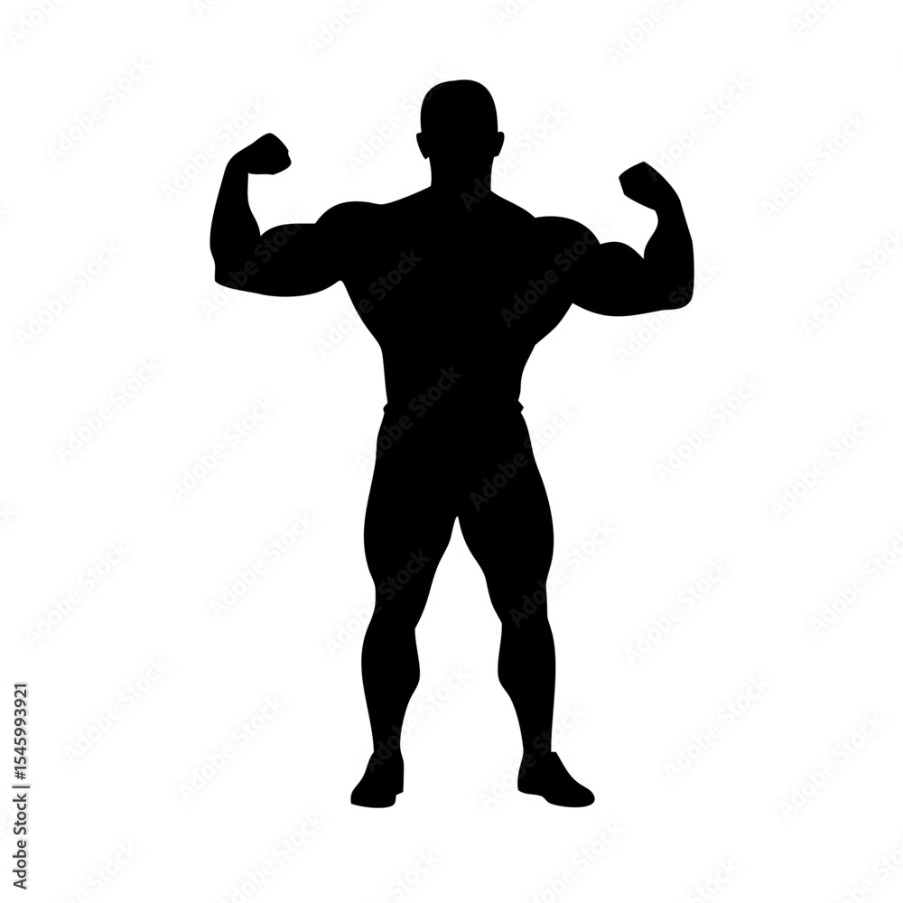 Fototapeta premium Bodybuilder: The Art of Strength and Dedication