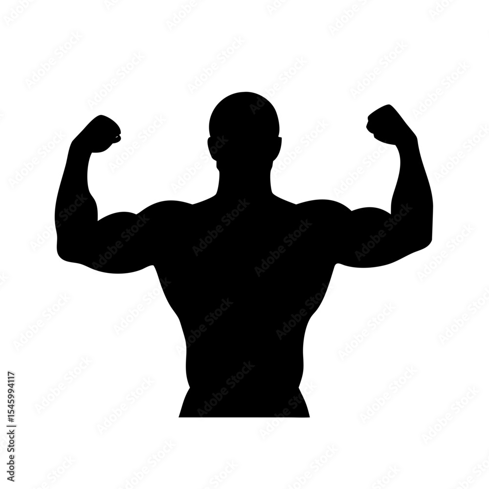 Fototapeta premium Bodybuilder: The Art of Strength and Dedication