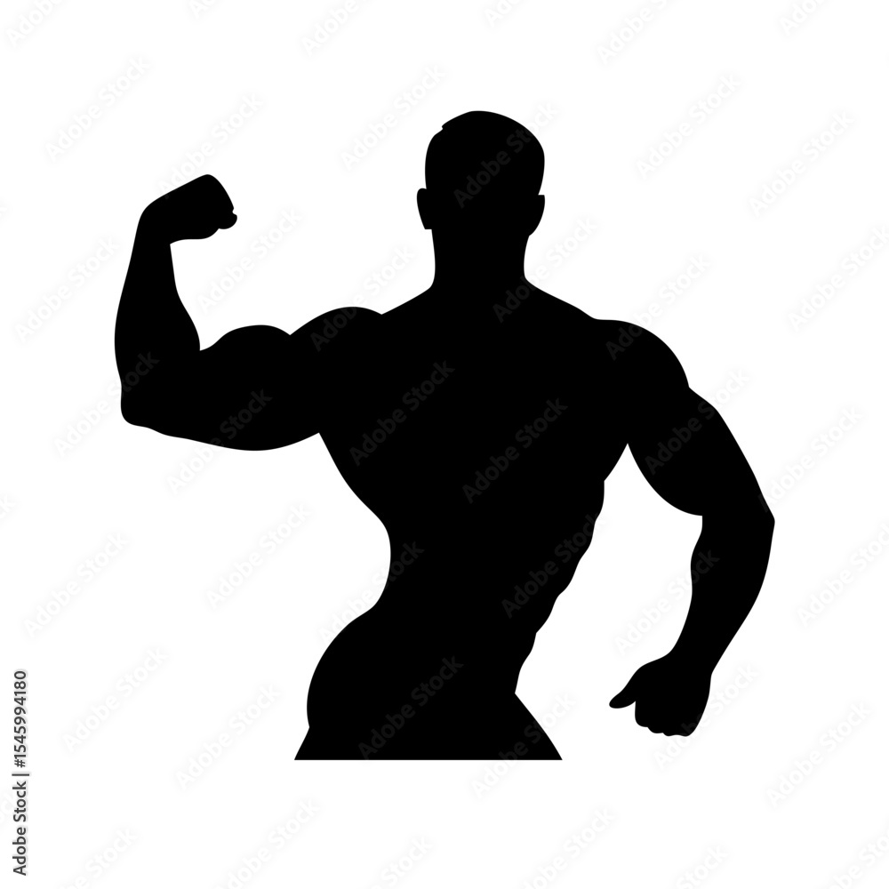 Fototapeta premium Bodybuilder: The Art of Strength and Dedication