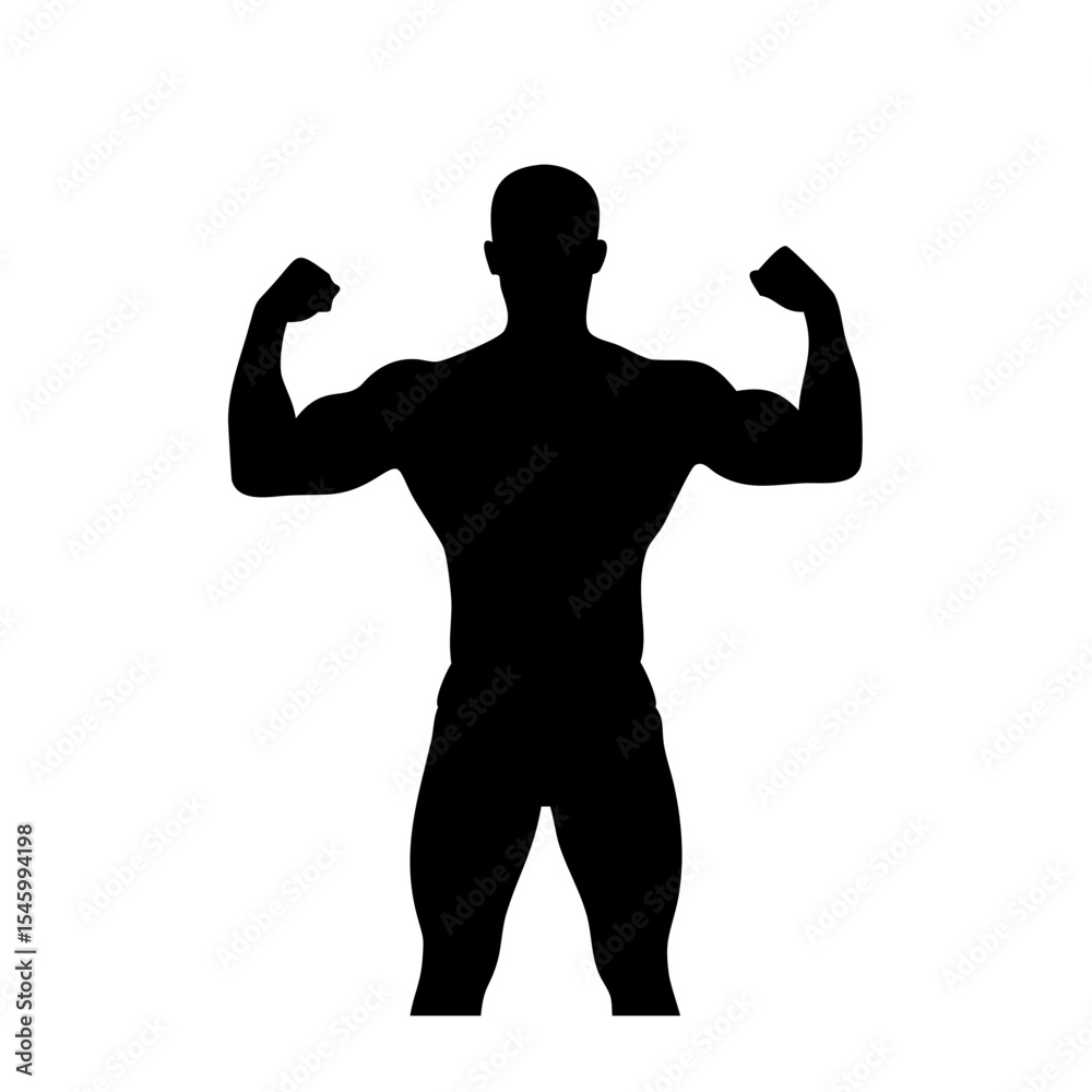 Fototapeta premium Bodybuilder: The Art of Strength and Dedication