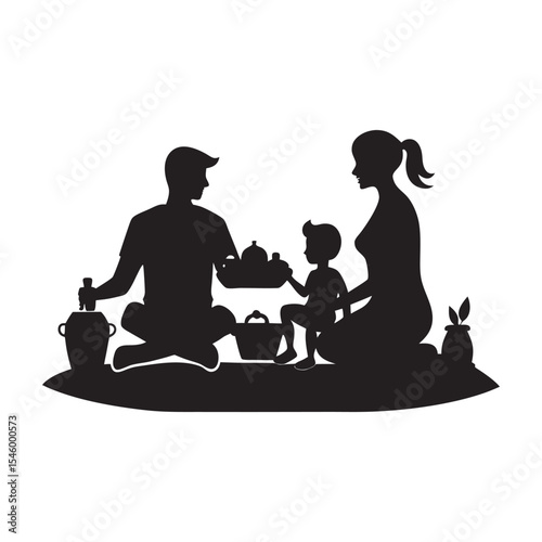 vector illustration of a buddhist monk