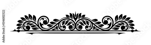 Classic vintage ornament frame. Vintage floral ornament design