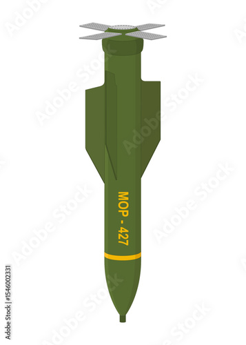 Bunker Buster - GBU-57 - Massive Ordinance Penetrator Illustration