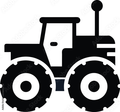 tractor isolated on white background