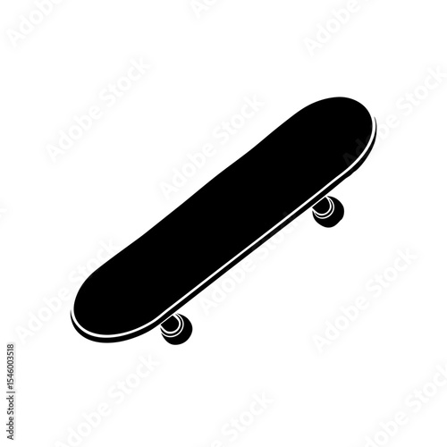 A Skateboard Deck Graphic for Urban Street Sports and Youth Lifestyle
