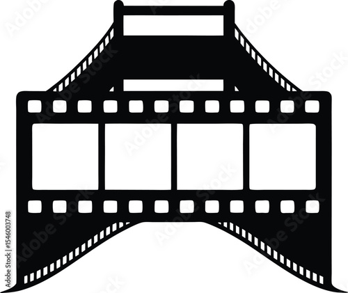 cinematic film transition frame