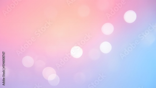Abstract pastel pink and blue bokeh background, soft light, dreamy mood, blurred circles, gradient backdrop, smooth texture, elegant design, website