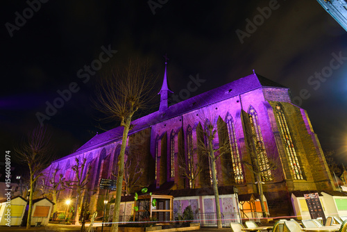 Eguisteim Church at dusk