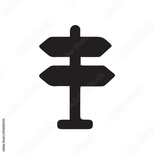 road signing board vector illustration