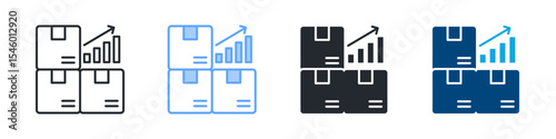 Enhancement Icon Set Multiple Style. Design In Outline, Blue, Glyph, Dual Tone