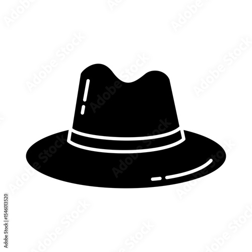 Hat Icon Black