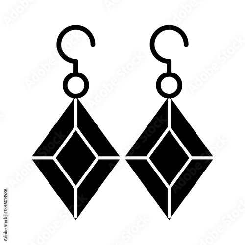 Earrings Icon glyph