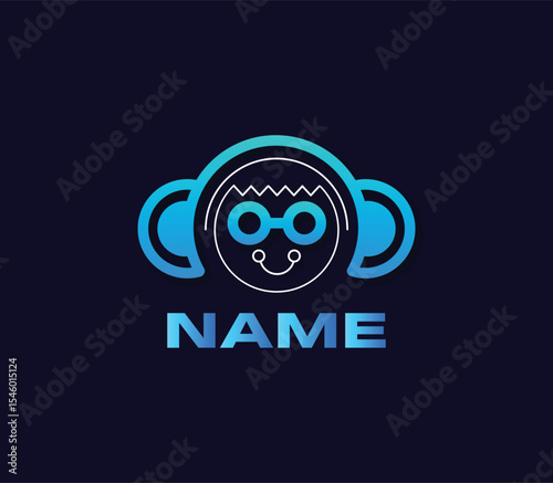 Robot Logo Design – Tech and AI Branding