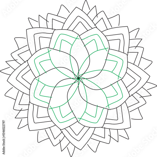 new vector Mandala eps 10