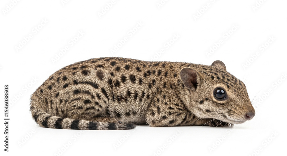 Obraz premium leopard on a white background