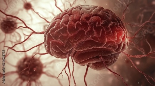 Detailed Anatomy of Human Brain with Neurons and Neural Pathways