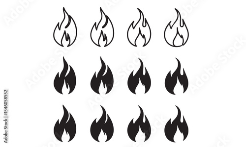 Fire icons