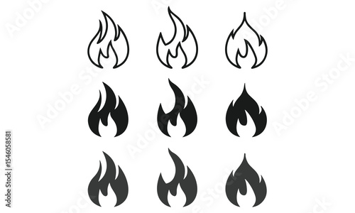 Fire icons