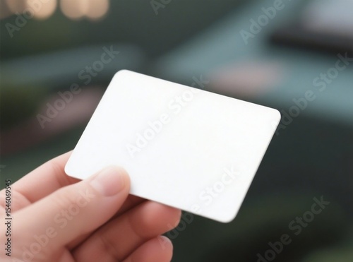 mockup blank business card