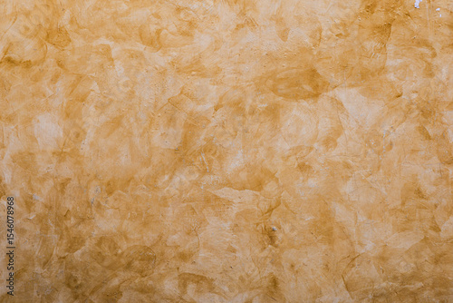 Warm Brown Ocher Plaster Wall Texture