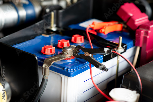 Car battery a check and the battery