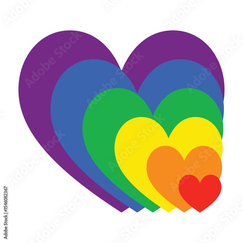 Stylized Pride artwork with a creative blend of stripes and symbolism. Designed to express inclusion and solidarity