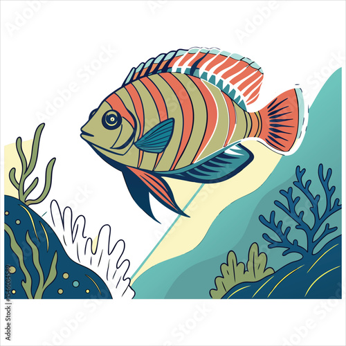  Sea food artwork. Canned fish artwork. Sardines fish artwork for t shirt print, poster, sticker fish vector
