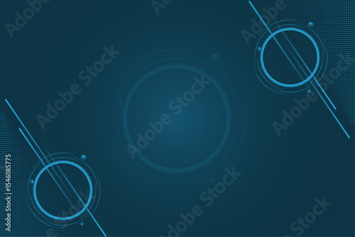 Abstract circular gradient background design-Creative directional line vector elegant modern template for banner, presentation, flyer, technology, poster-Traditional 3d circle with blue color