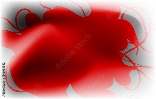 Modern red mesh texture with transparent blending and smooth abstract waves, ideal for technology themes, digital templates, and design backdrops
