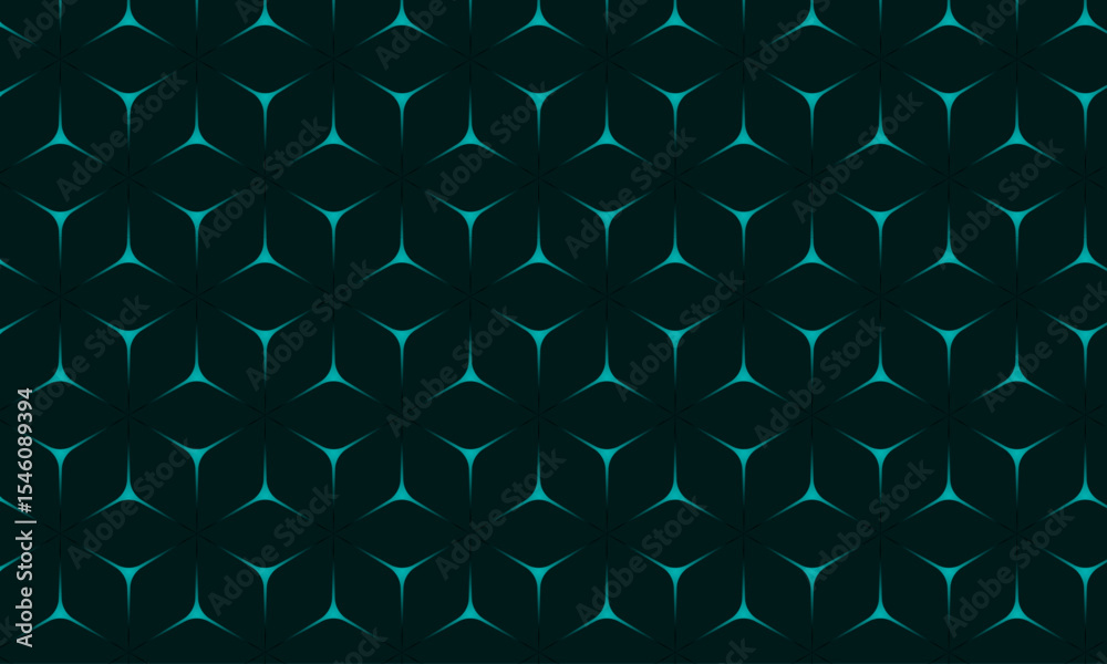 Fototapeta premium Glitter pattern design with luxury triangle shape | Gradient wheel pattern background template for decoration, corporate, presentation, technology, texture, fabric, packaging with teal color